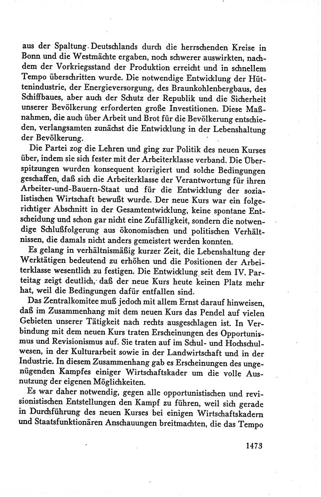 Protokoll der Verhandlungen des Ⅴ. Parteitages der Sozialistischen Einheitspartei Deutschlands (SED) [Deutsche Demokratische Republik (DDR)] 1958, Seite 1473