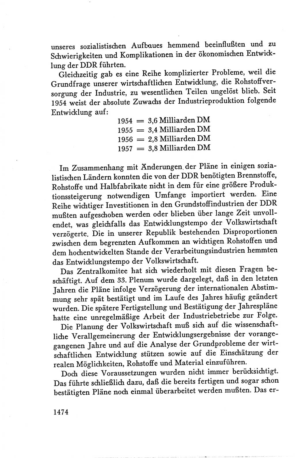 Protokoll der Verhandlungen des Ⅴ. Parteitages der Sozialistischen Einheitspartei Deutschlands (SED) [Deutsche Demokratische Republik (DDR)] 1958, Seite 1474