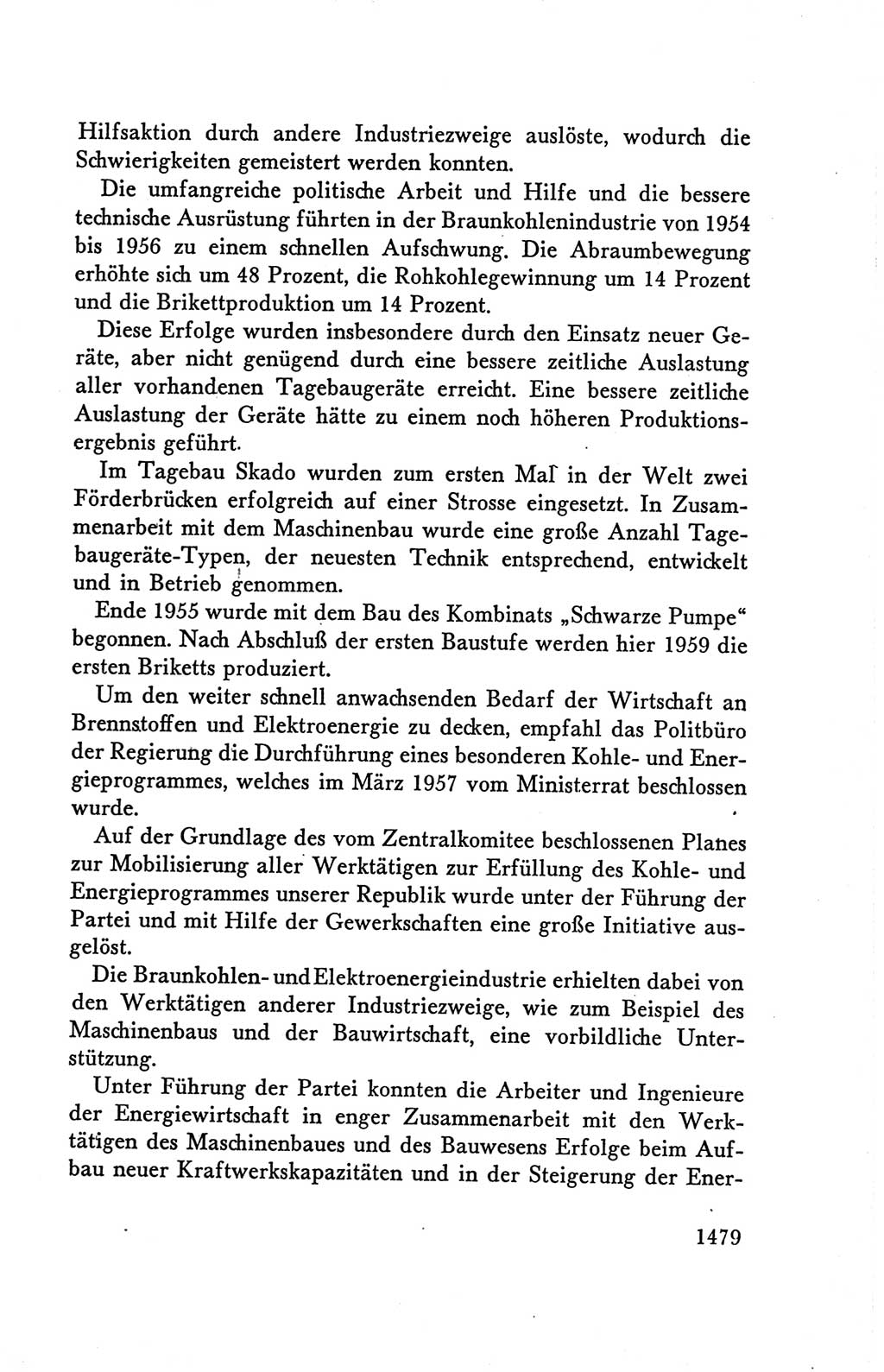 Protokoll der Verhandlungen des Ⅴ. Parteitages der Sozialistischen Einheitspartei Deutschlands (SED) [Deutsche Demokratische Republik (DDR)] 1958, Seite 1479