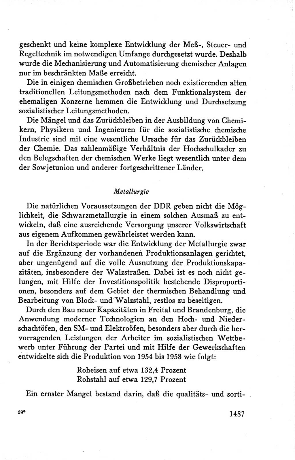 Protokoll der Verhandlungen des Ⅴ. Parteitages der Sozialistischen Einheitspartei Deutschlands (SED) [Deutsche Demokratische Republik (DDR)] 1958, Seite 1487