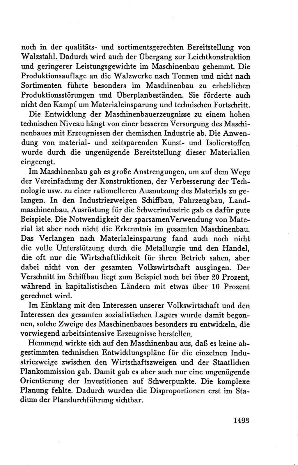 Protokoll der Verhandlungen des Ⅴ. Parteitages der Sozialistischen Einheitspartei Deutschlands (SED) [Deutsche Demokratische Republik (DDR)] 1958, Seite 1493