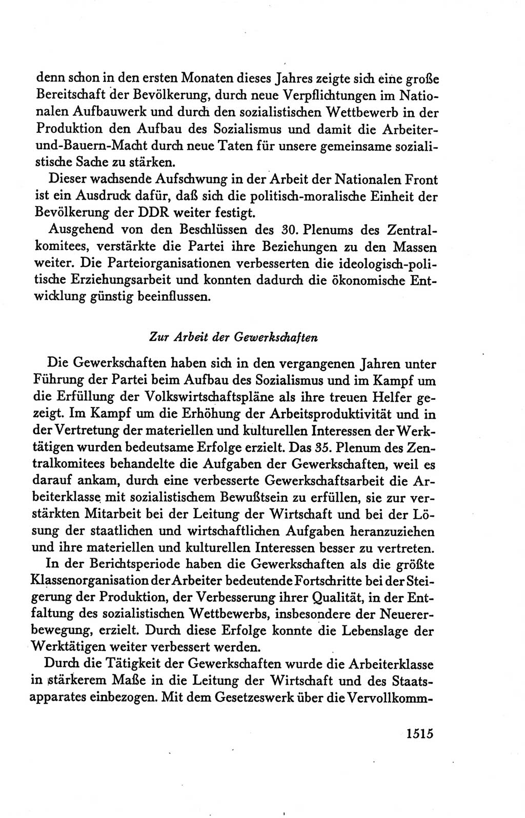 Protokoll der Verhandlungen des Ⅴ. Parteitages der Sozialistischen Einheitspartei Deutschlands (SED) [Deutsche Demokratische Republik (DDR)] 1958, Seite 1515