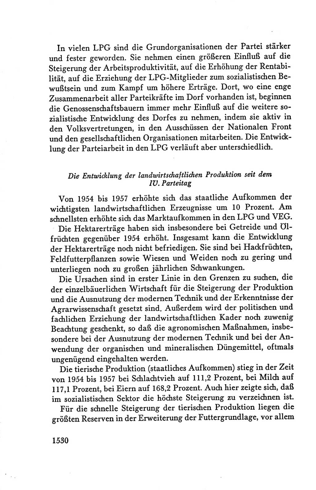 Protokoll der Verhandlungen des Ⅴ. Parteitages der Sozialistischen Einheitspartei Deutschlands (SED) [Deutsche Demokratische Republik (DDR)] 1958, Seite 1530