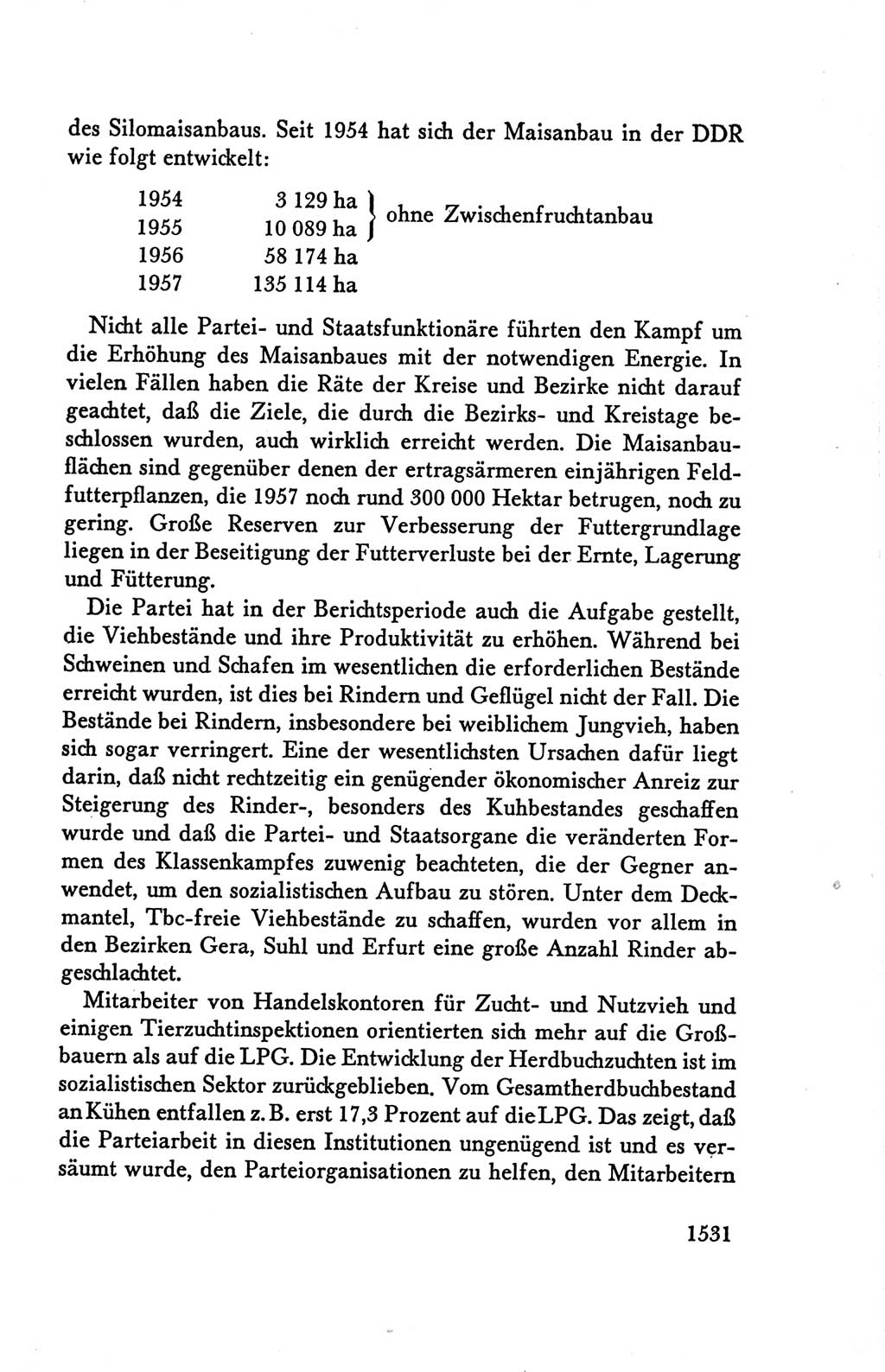 Protokoll der Verhandlungen des Ⅴ. Parteitages der Sozialistischen Einheitspartei Deutschlands (SED) [Deutsche Demokratische Republik (DDR)] 1958, Seite 1531