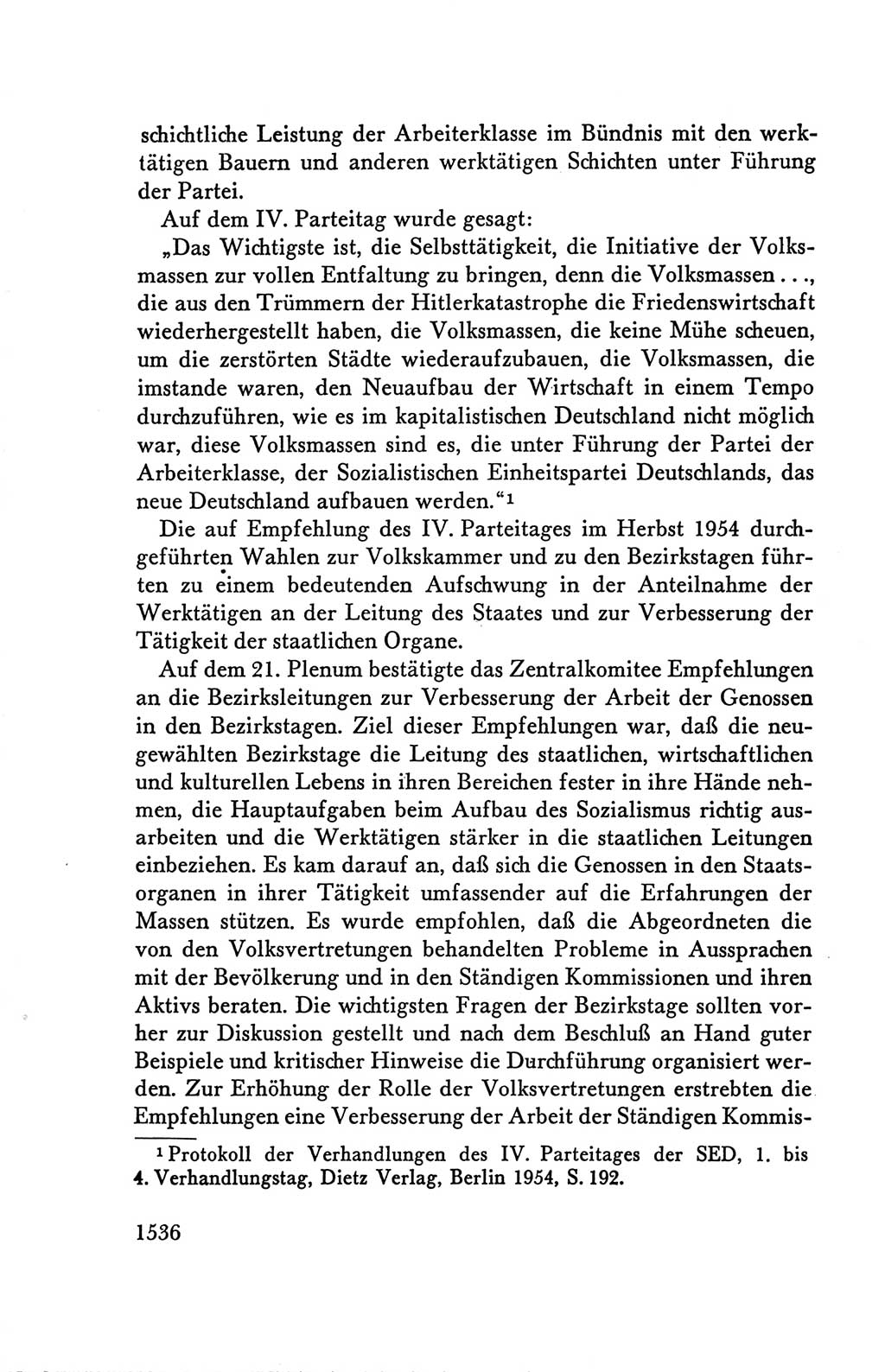 Protokoll der Verhandlungen des Ⅴ. Parteitages der Sozialistischen Einheitspartei Deutschlands (SED) [Deutsche Demokratische Republik (DDR)] 1958, Seite 1536