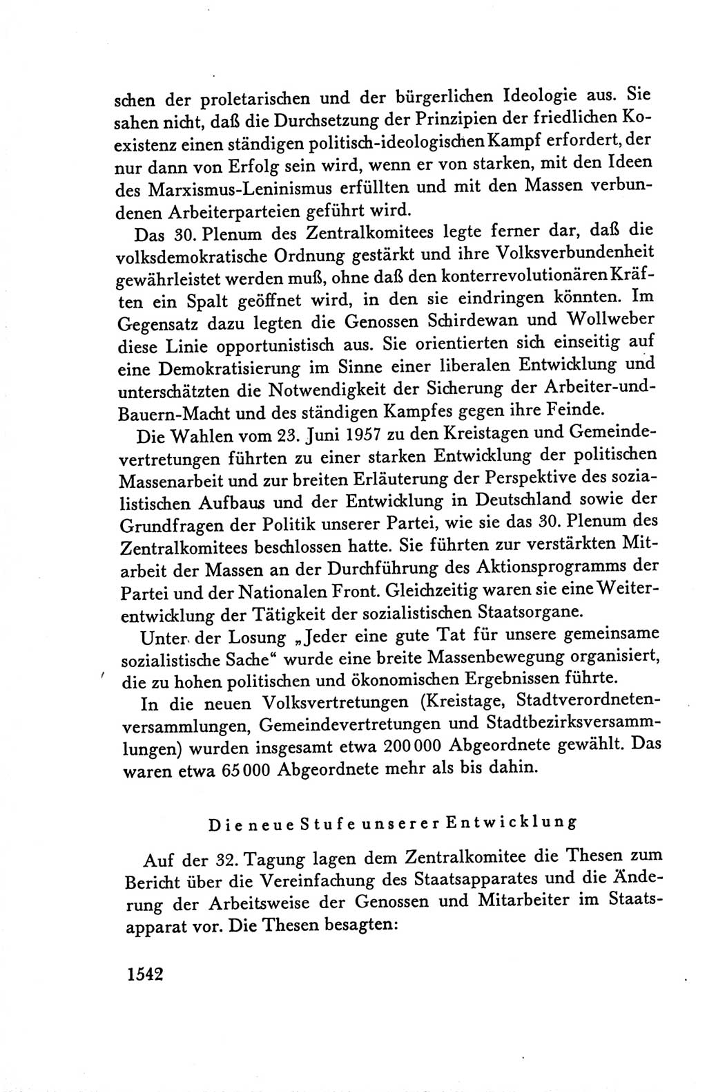 Protokoll der Verhandlungen des Ⅴ. Parteitages der Sozialistischen Einheitspartei Deutschlands (SED) [Deutsche Demokratische Republik (DDR)] 1958, Seite 1542