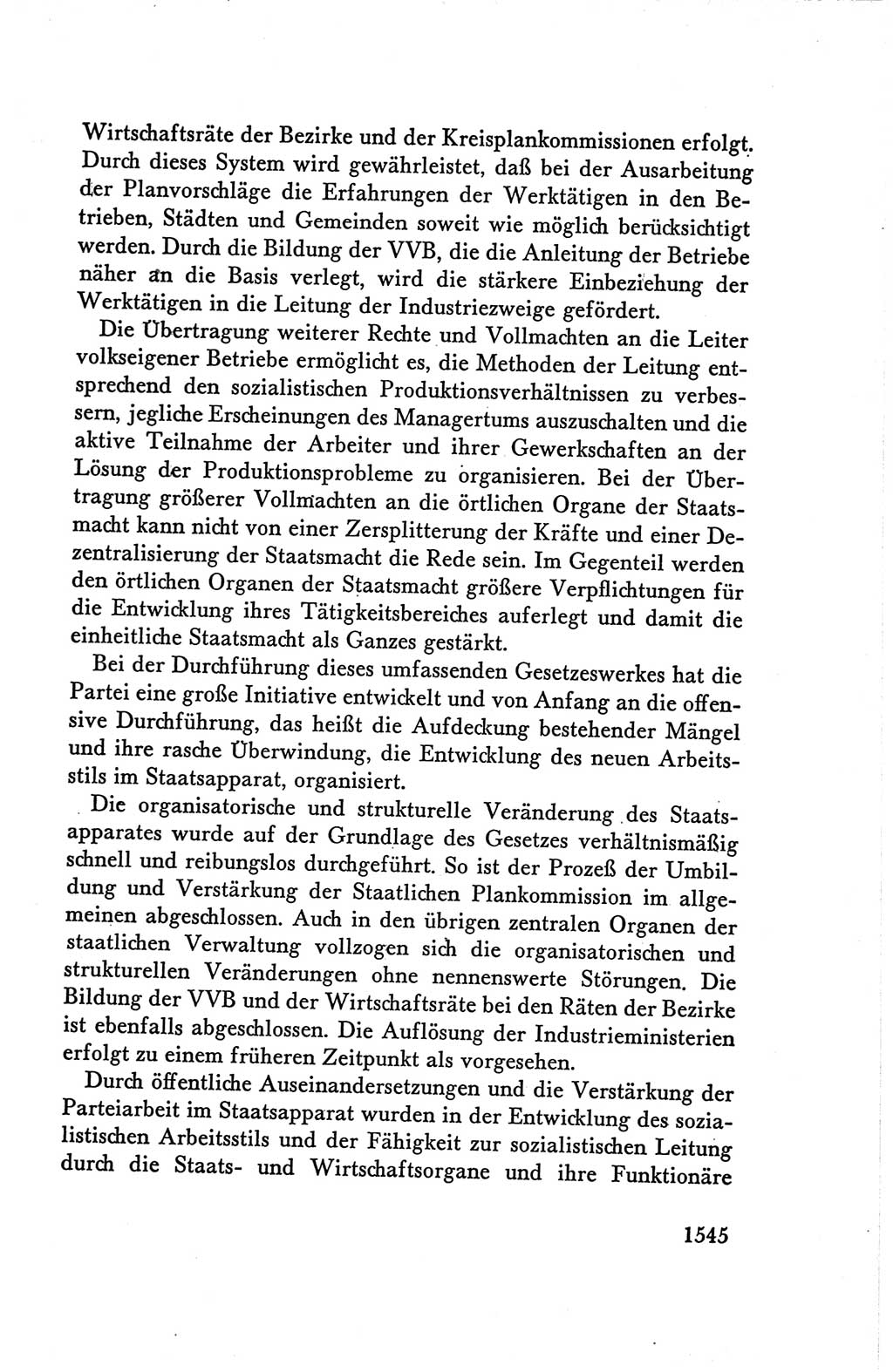 Protokoll der Verhandlungen des Ⅴ. Parteitages der Sozialistischen Einheitspartei Deutschlands (SED) [Deutsche Demokratische Republik (DDR)] 1958, Seite 1545