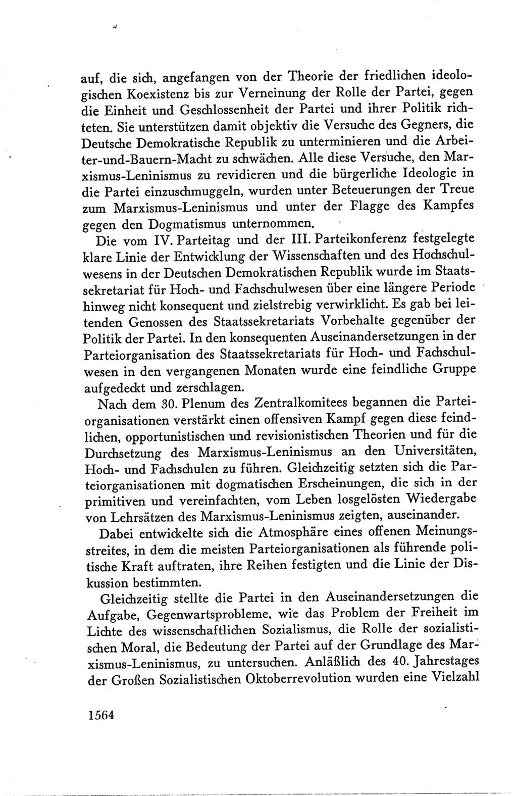 Protokoll der Verhandlungen des Ⅴ. Parteitages der Sozialistischen Einheitspartei Deutschlands (SED) [Deutsche Demokratische Republik (DDR)] 1958, Seite 1564