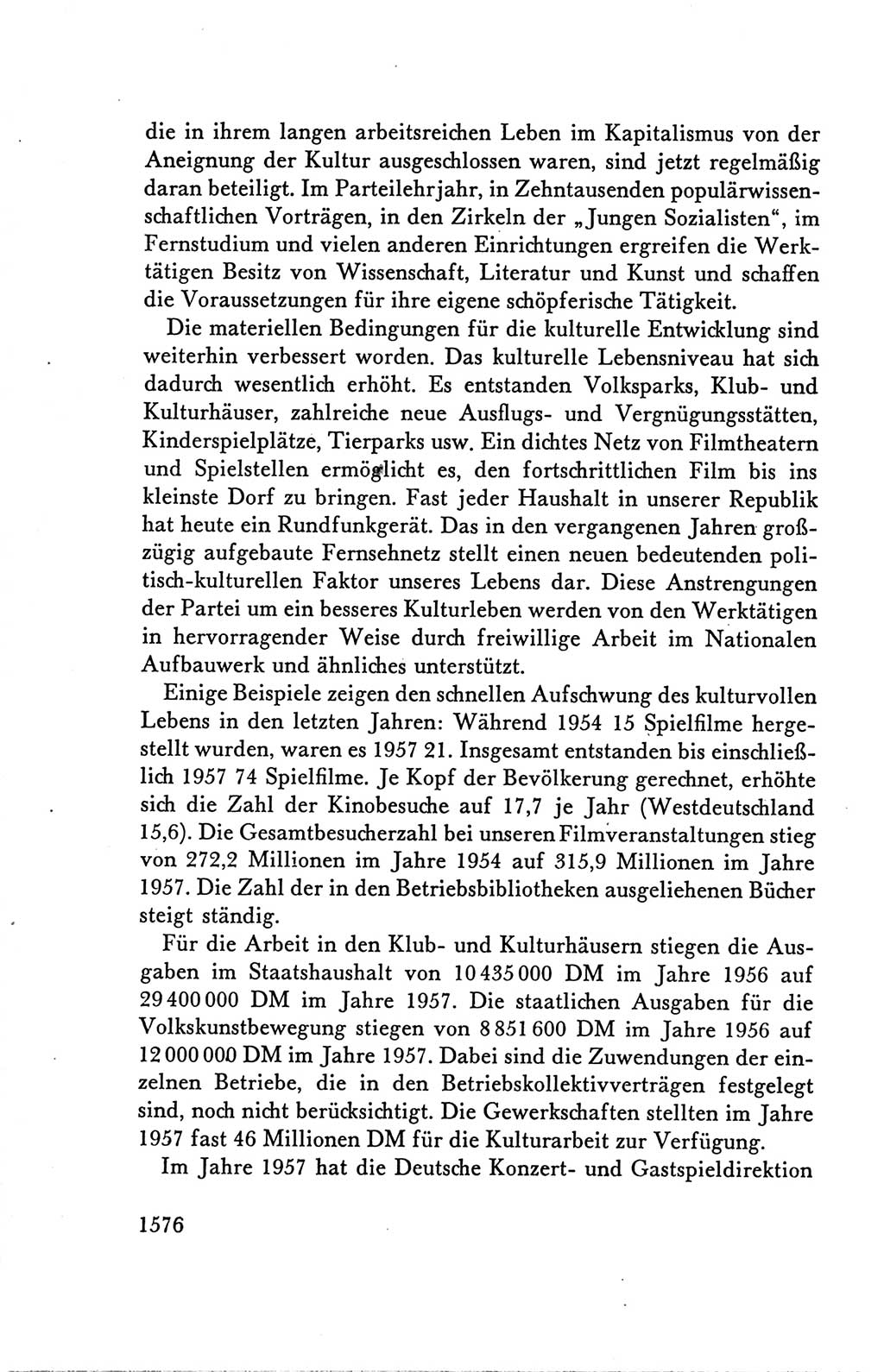 Protokoll der Verhandlungen des Ⅴ. Parteitages der Sozialistischen Einheitspartei Deutschlands (SED) [Deutsche Demokratische Republik (DDR)] 1958, Seite 1576