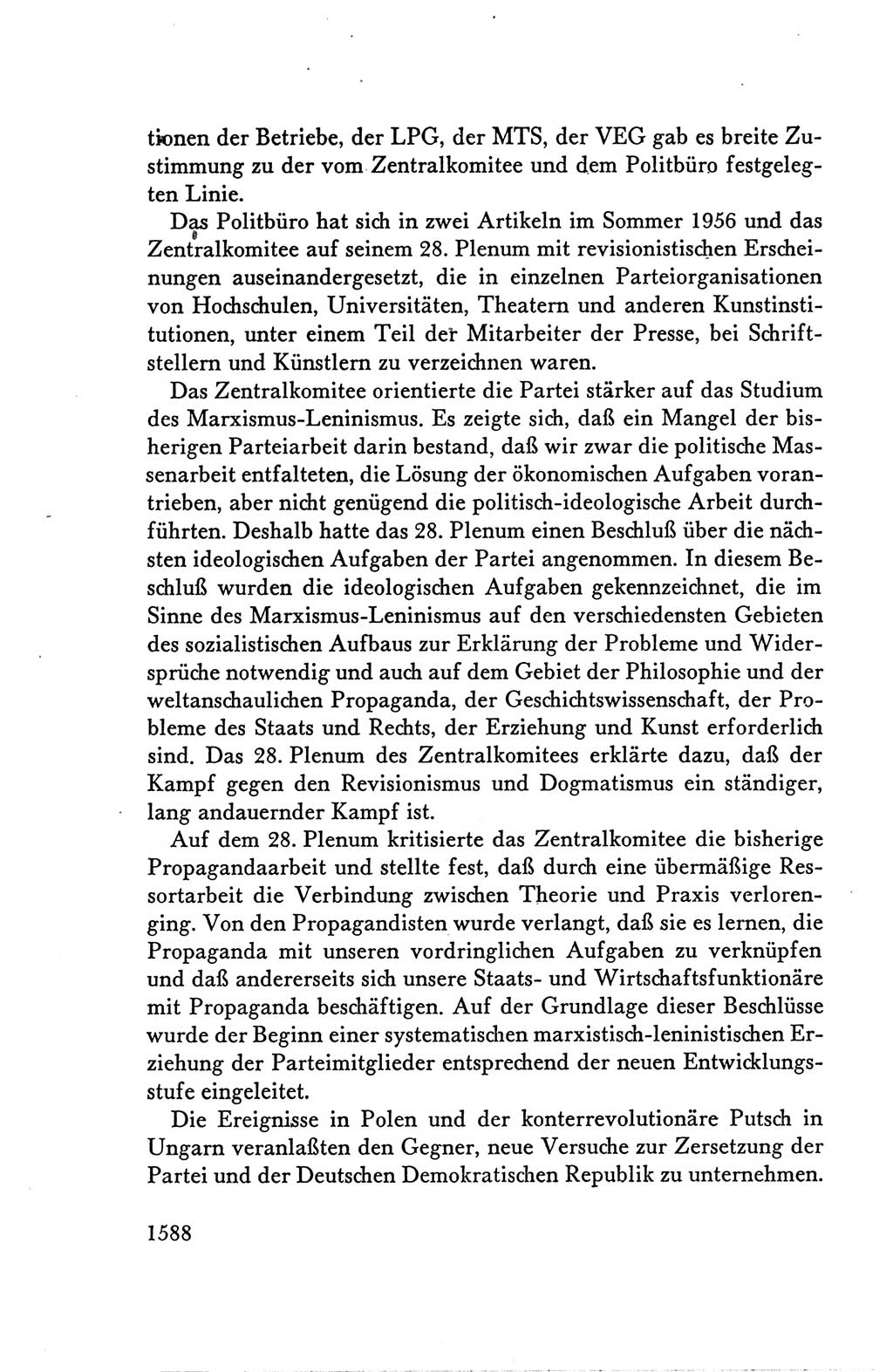 Protokoll der Verhandlungen des Ⅴ. Parteitages der Sozialistischen Einheitspartei Deutschlands (SED) [Deutsche Demokratische Republik (DDR)] 1958, Seite 1588