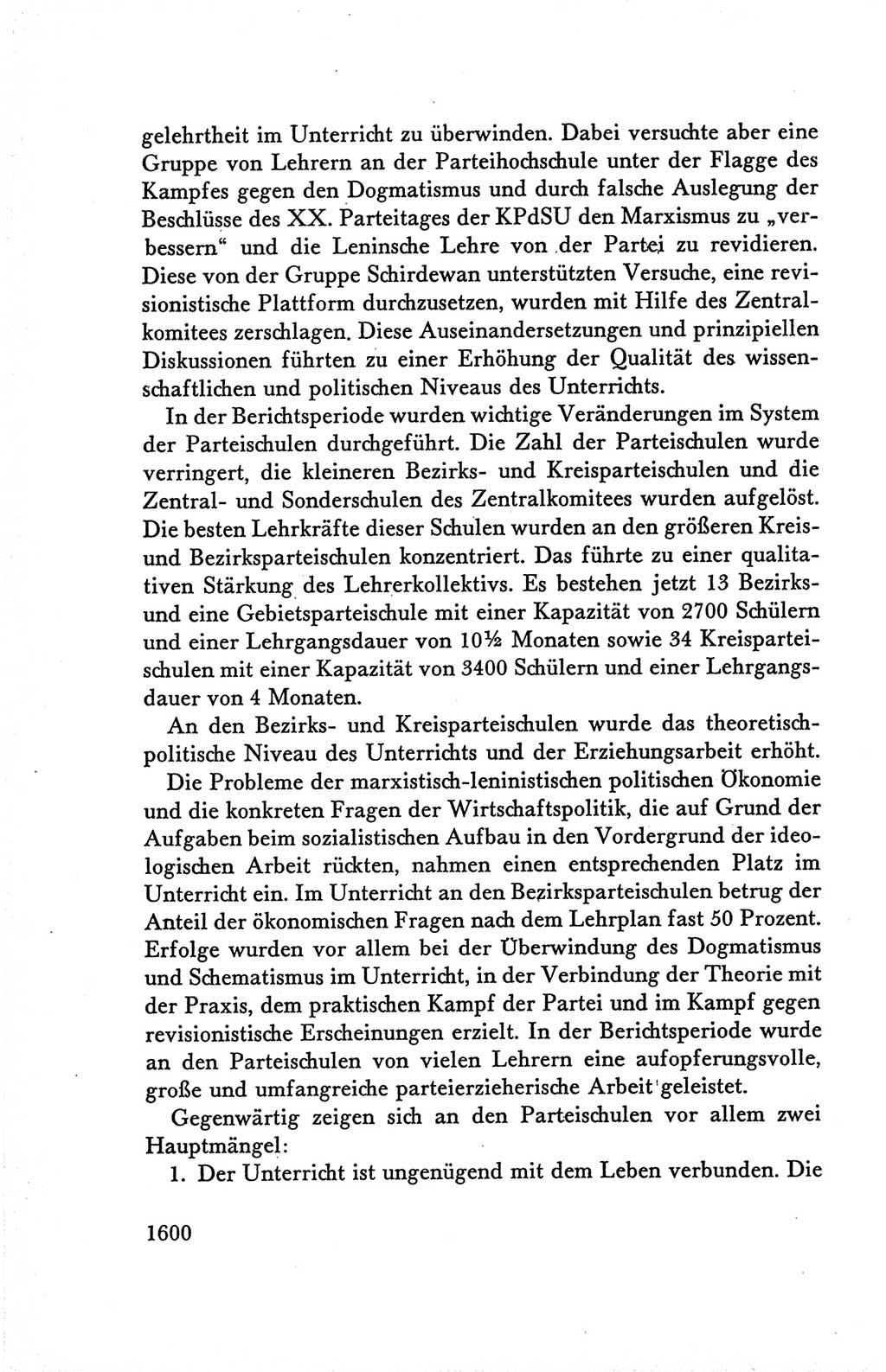 Protokoll der Verhandlungen des Ⅴ. Parteitages der Sozialistischen Einheitspartei Deutschlands (SED) [Deutsche Demokratische Republik (DDR)] 1958, Seite 1600