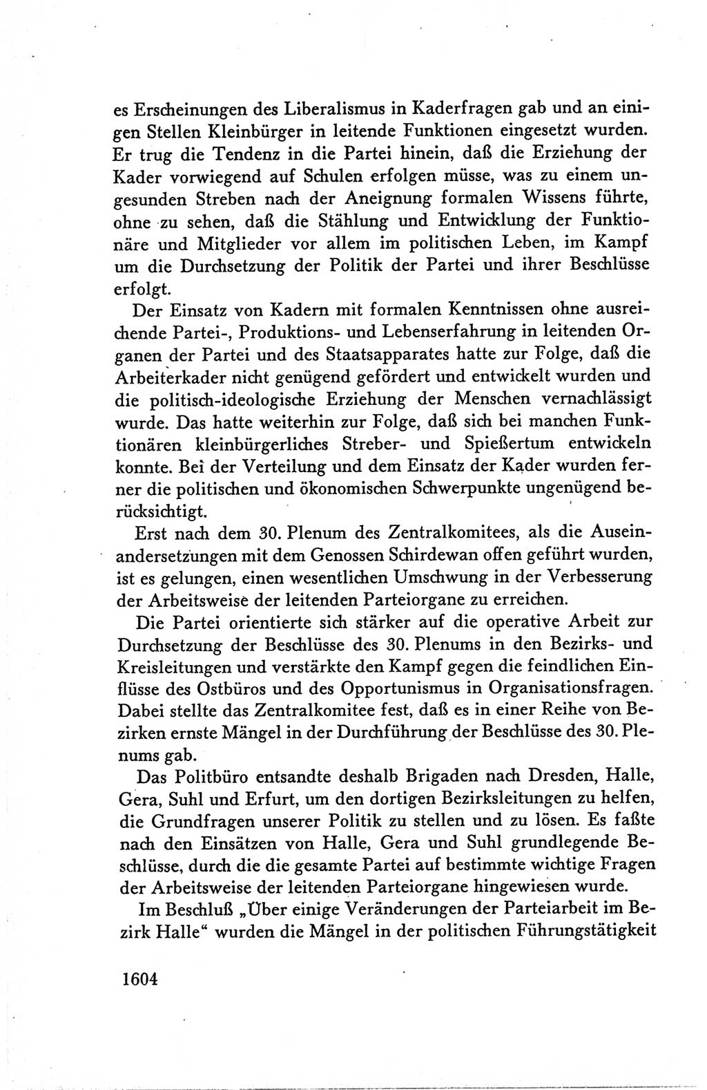 Protokoll der Verhandlungen des Ⅴ. Parteitages der Sozialistischen Einheitspartei Deutschlands (SED) [Deutsche Demokratische Republik (DDR)] 1958, Seite 1604