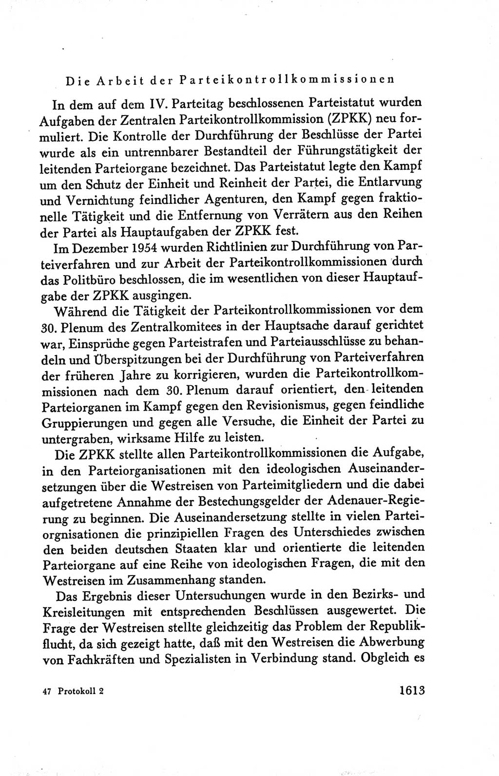 Protokoll der Verhandlungen des Ⅴ. Parteitages der Sozialistischen Einheitspartei Deutschlands (SED) [Deutsche Demokratische Republik (DDR)] 1958, Seite 1613