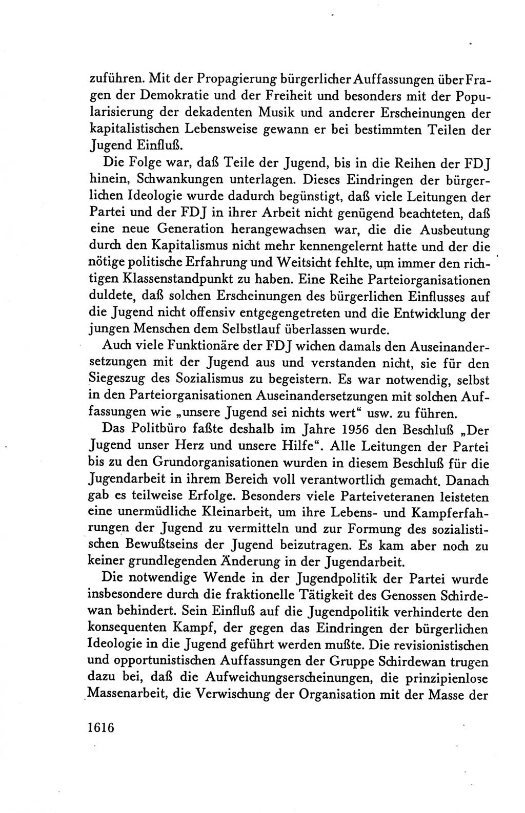 Protokoll der Verhandlungen des Ⅴ. Parteitages der Sozialistischen Einheitspartei Deutschlands (SED) [Deutsche Demokratische Republik (DDR)] 1958, Seite 1616