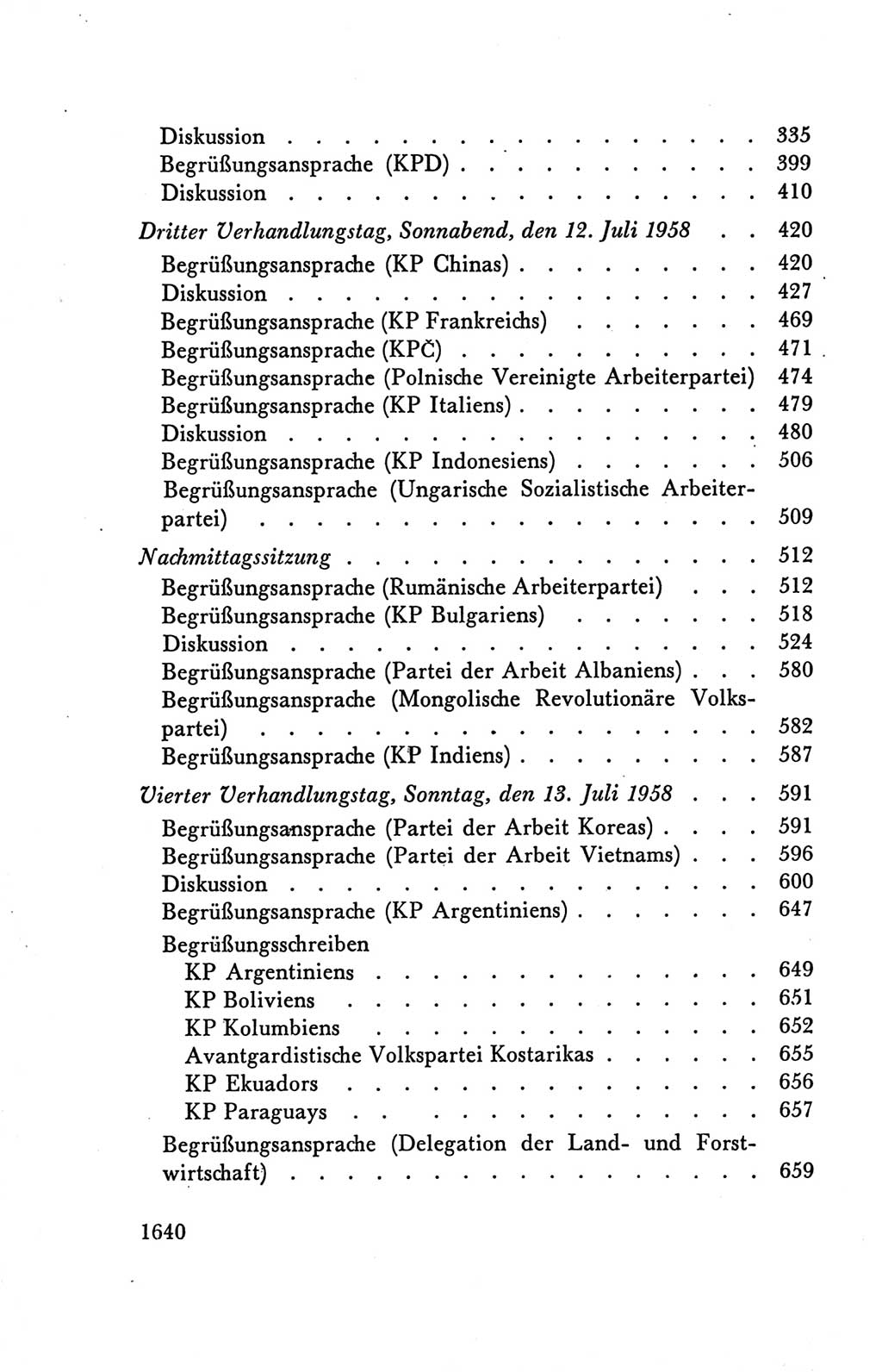 Protokoll der Verhandlungen des Ⅴ. Parteitages der Sozialistischen Einheitspartei Deutschlands (SED) [Deutsche Demokratische Republik (DDR)] 1958, Seite 1640