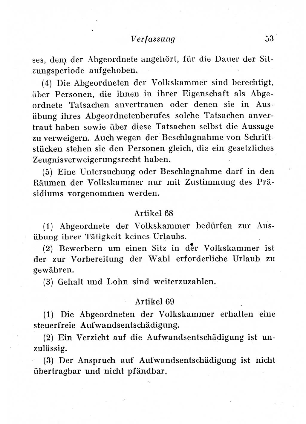 Staats- und verwaltungsrechtliche Gesetze der Deutschen Demokratischen Republik (DDR) 1958, Seite 53 (StVerwR Ges. DDR 1958, S. 53)