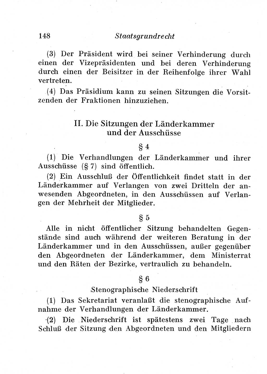 Staats- und verwaltungsrechtliche Gesetze der Deutschen Demokratischen Republik (DDR) 1958, Seite 148 (StVerwR Ges. DDR 1958, S. 148)