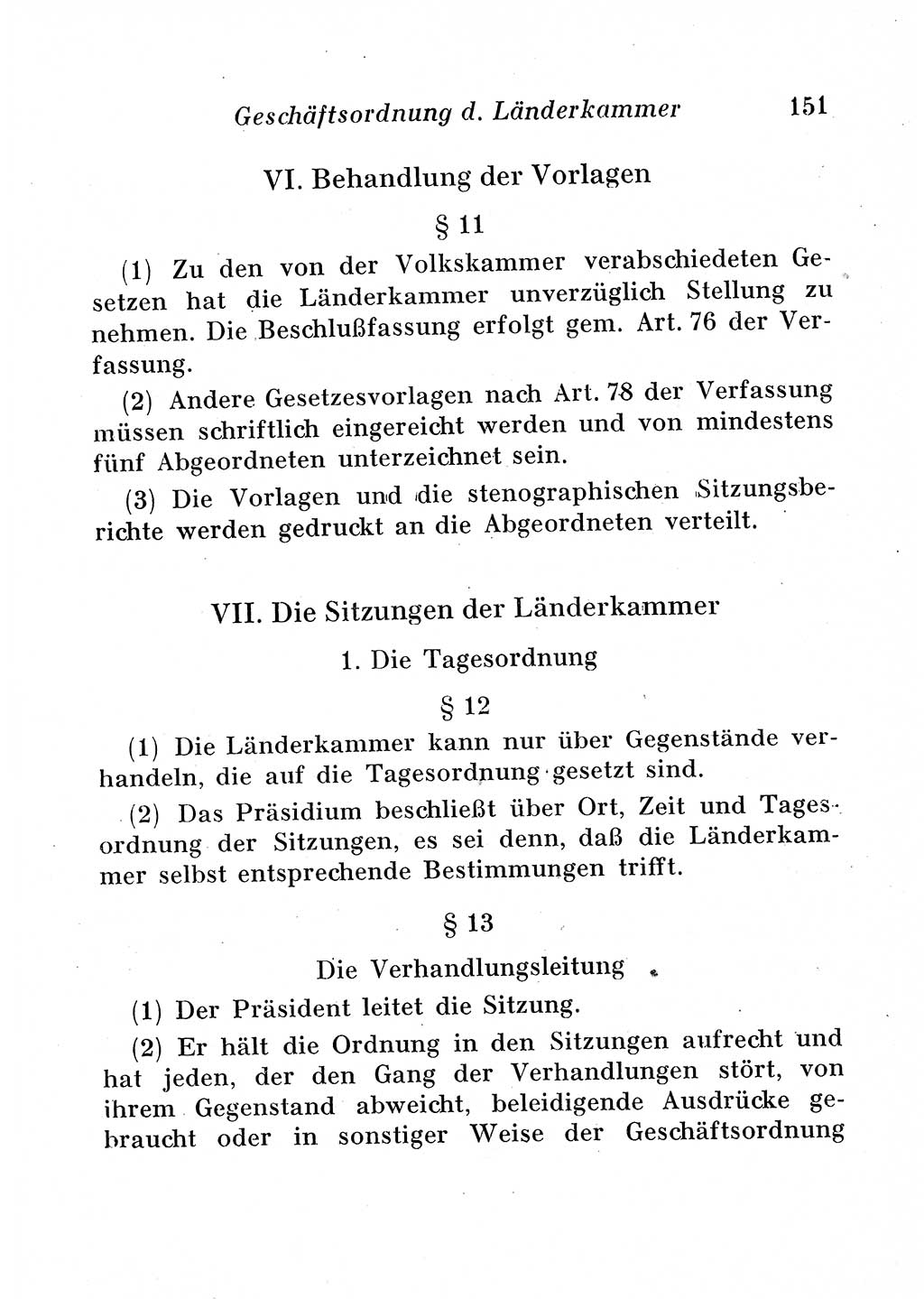 Staats- und verwaltungsrechtliche Gesetze der Deutschen Demokratischen Republik (DDR) 1958, Seite 151 (StVerwR Ges. DDR 1958, S. 151)