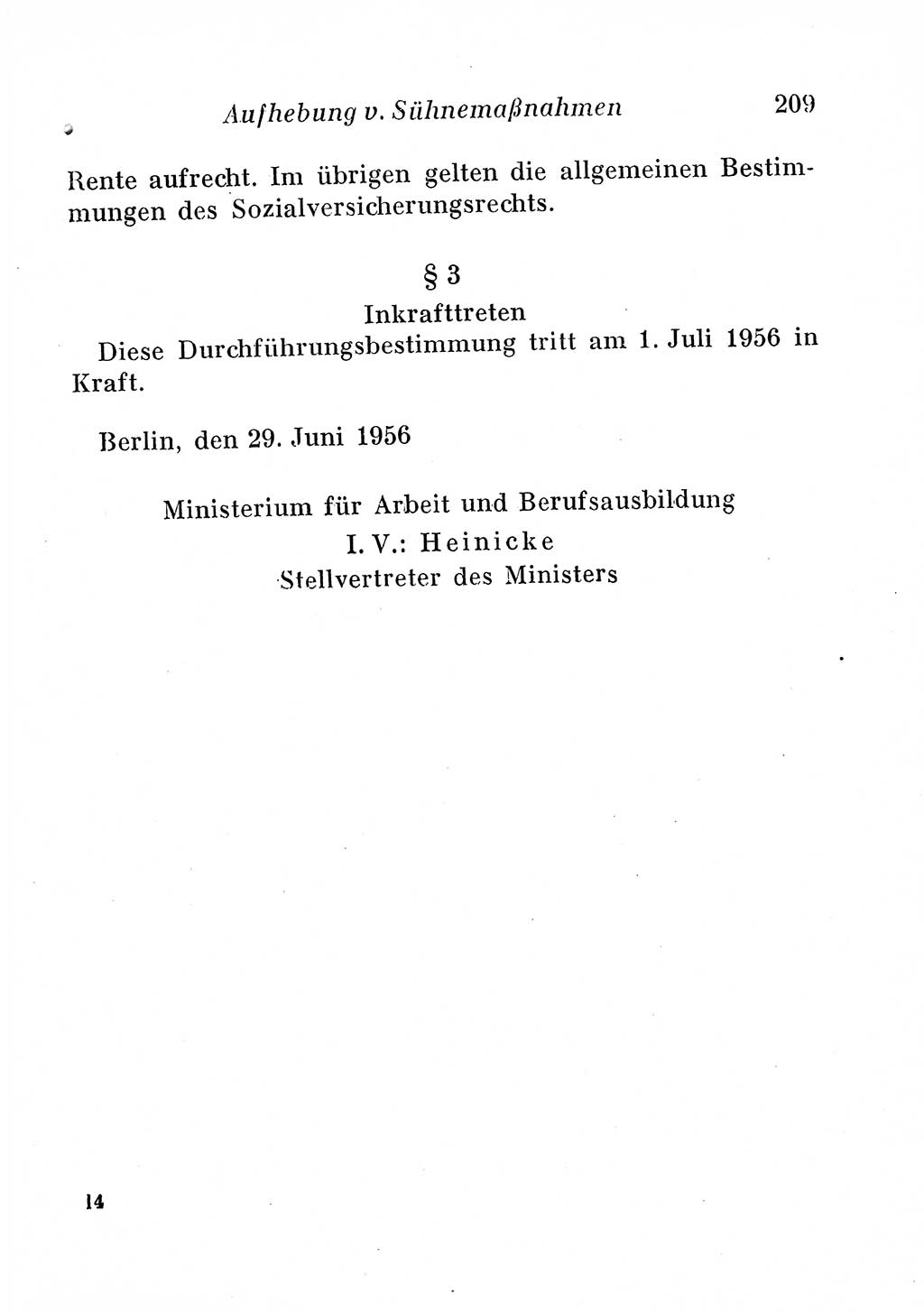 Staats- und verwaltungsrechtliche Gesetze der Deutschen Demokratischen Republik (DDR) 1958, Seite 209 (StVerwR Ges. DDR 1958, S. 209)