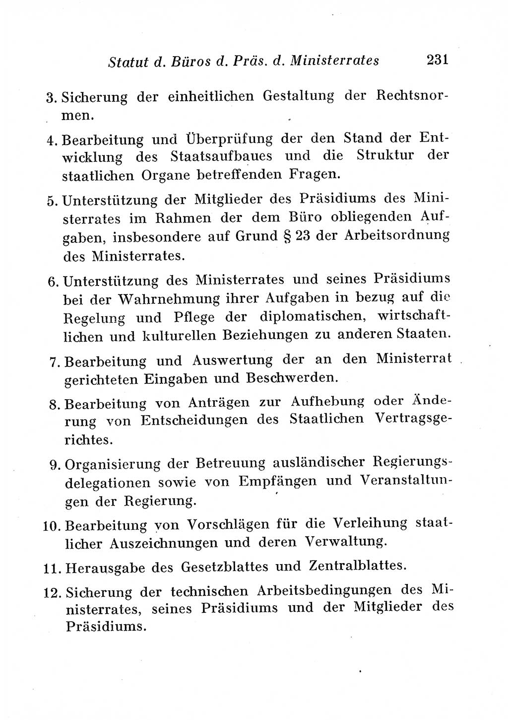 Staats- und verwaltungsrechtliche Gesetze der Deutschen Demokratischen Republik (DDR) 1958, Seite 231 (StVerwR Ges. DDR 1958, S. 231)