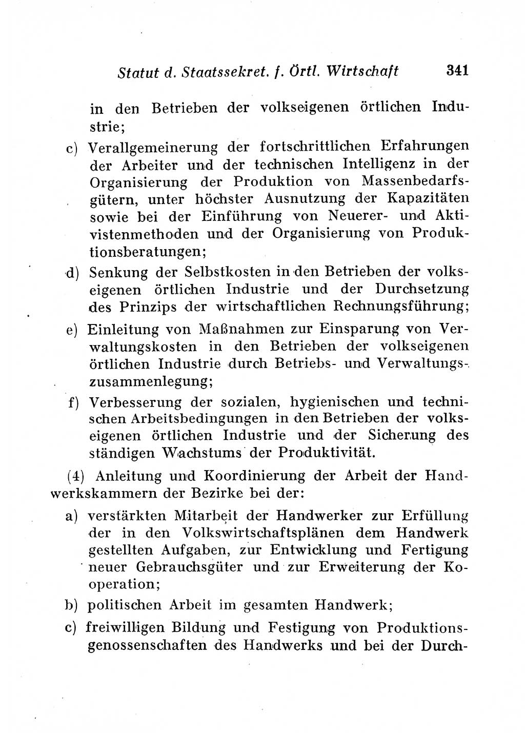 Staats- und verwaltungsrechtliche Gesetze der Deutschen Demokratischen Republik (DDR) 1958, Seite 341 (StVerwR Ges. DDR 1958, S. 341)