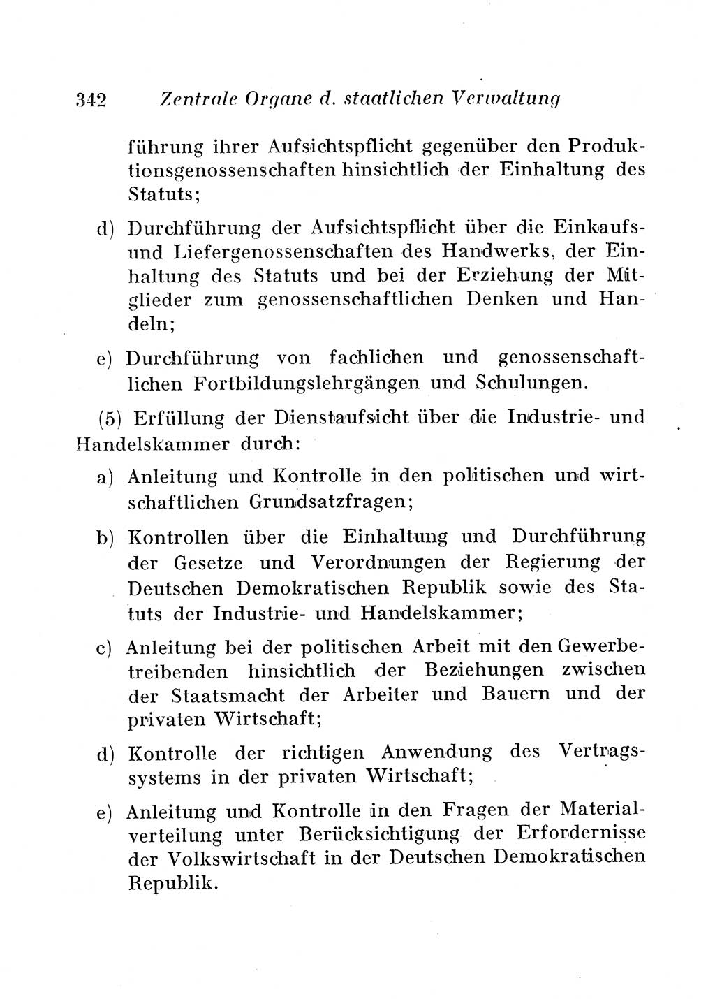 Staats- und verwaltungsrechtliche Gesetze der Deutschen Demokratischen Republik (DDR) 1958, Seite 342 (StVerwR Ges. DDR 1958, S. 342)