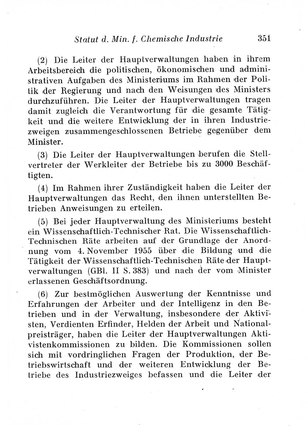 Staats- und verwaltungsrechtliche Gesetze der Deutschen Demokratischen Republik (DDR) 1958, Seite 351 (StVerwR Ges. DDR 1958, S. 351)