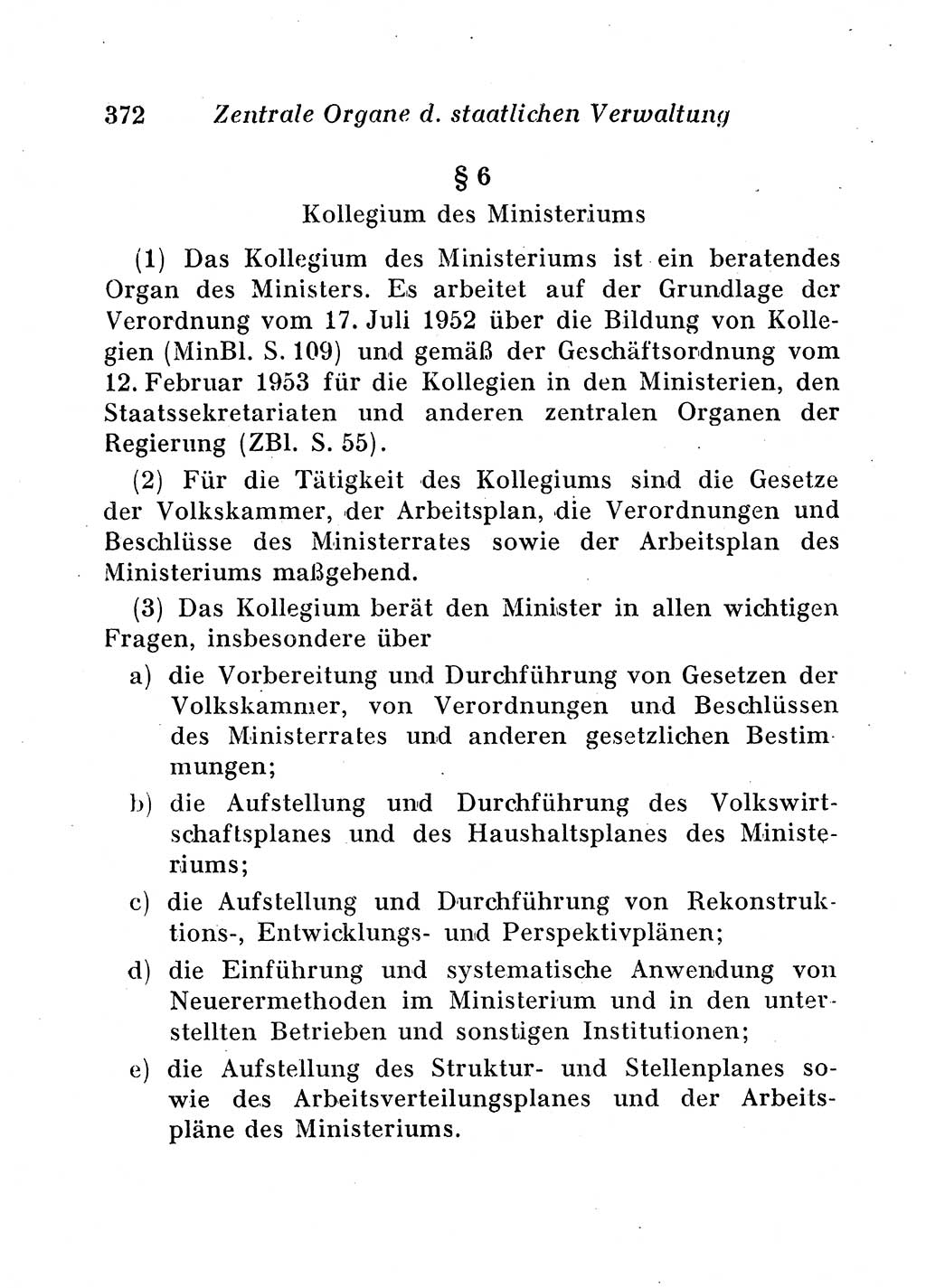 Staats- und verwaltungsrechtliche Gesetze der Deutschen Demokratischen Republik (DDR) 1958, Seite 372 (StVerwR Ges. DDR 1958, S. 372)