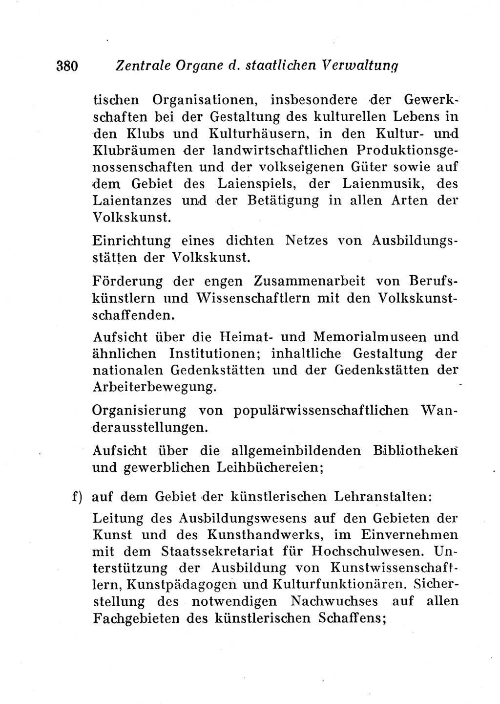 Staats- und verwaltungsrechtliche Gesetze der Deutschen Demokratischen Republik (DDR) 1958, Seite 380 (StVerwR Ges. DDR 1958, S. 380)