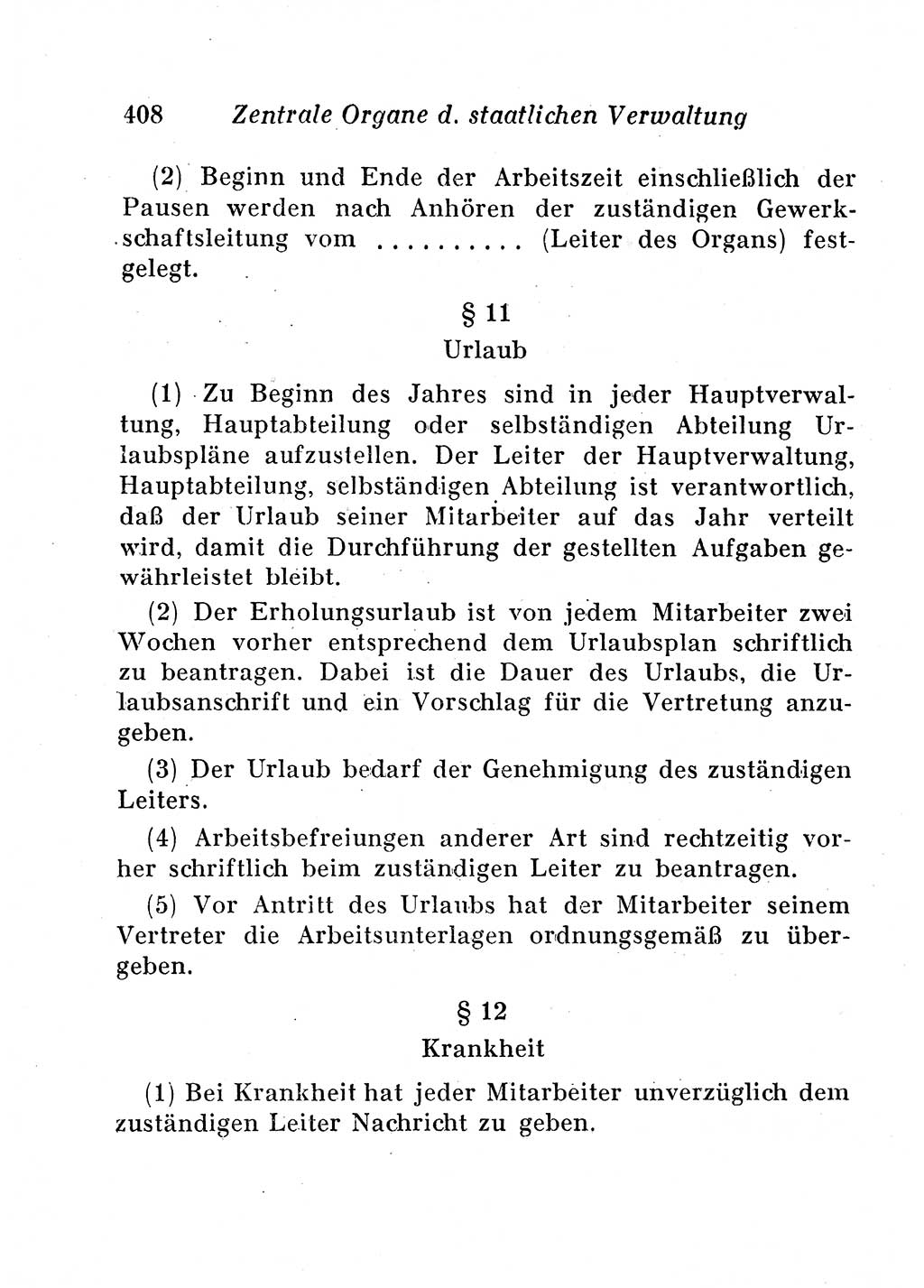 Staats- und verwaltungsrechtliche Gesetze der Deutschen Demokratischen Republik (DDR) 1958, Seite 408 (StVerwR Ges. DDR 1958, S. 408)