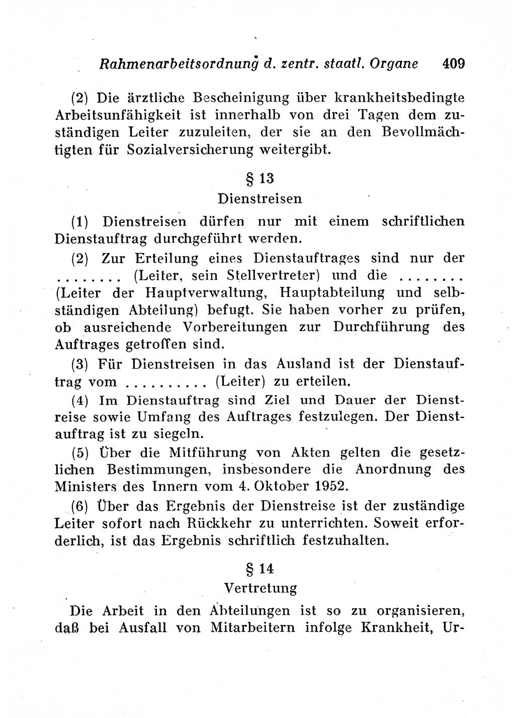 Staats- und verwaltungsrechtliche Gesetze der Deutschen Demokratischen Republik (DDR) 1958, Seite 409 (StVerwR Ges. DDR 1958, S. 409)