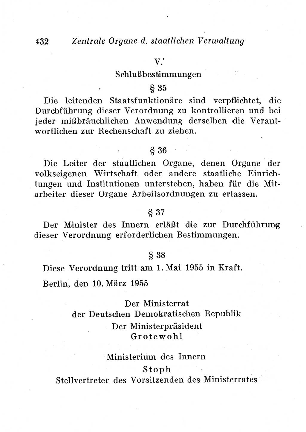 Staats- und verwaltungsrechtliche Gesetze der Deutschen Demokratischen Republik (DDR) 1958, Seite 432 (StVerwR Ges. DDR 1958, S. 432)