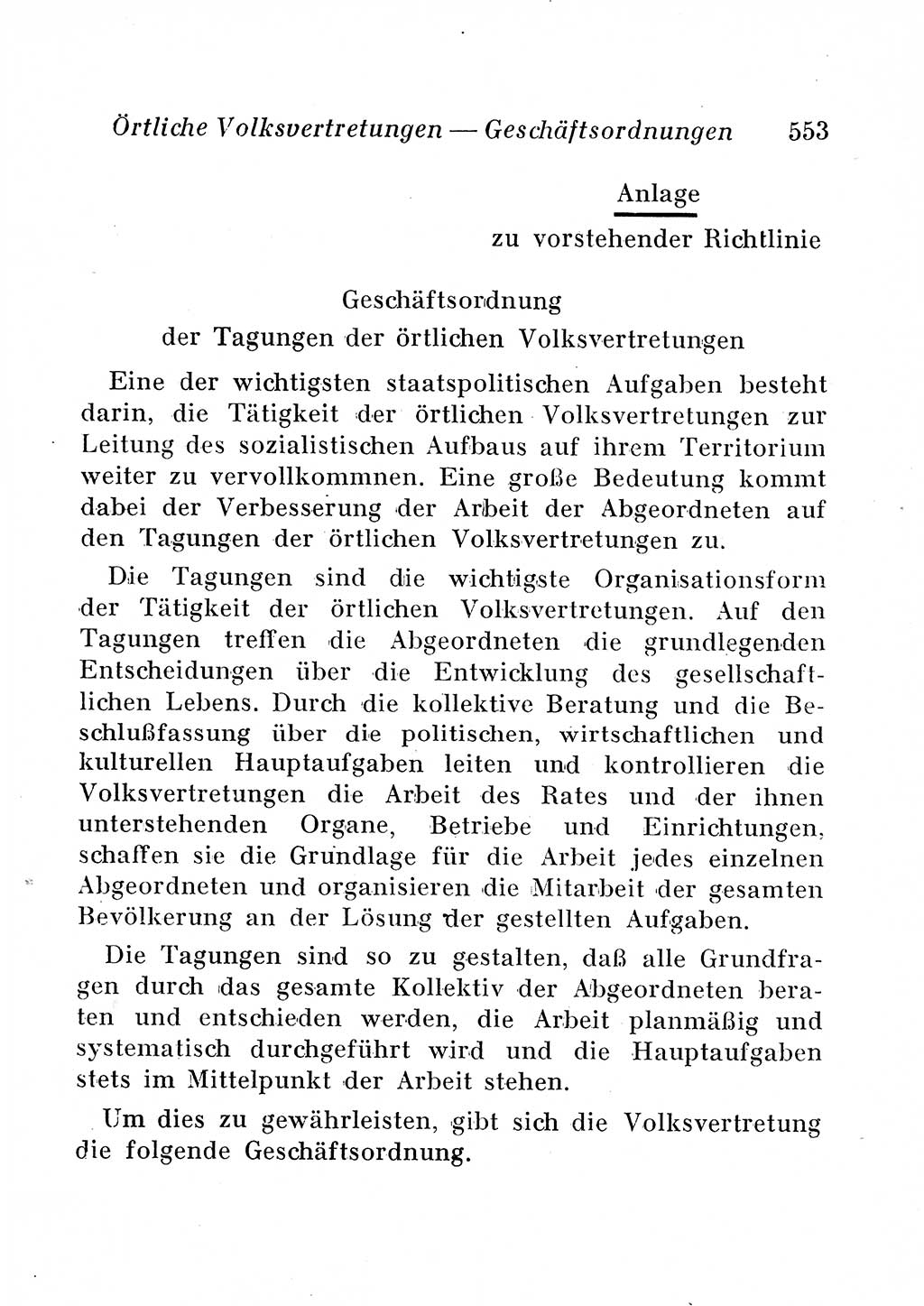 Staats- und verwaltungsrechtliche Gesetze der Deutschen Demokratischen Republik (DDR) 1958, Seite 553 (StVerwR Ges. DDR 1958, S. 553)