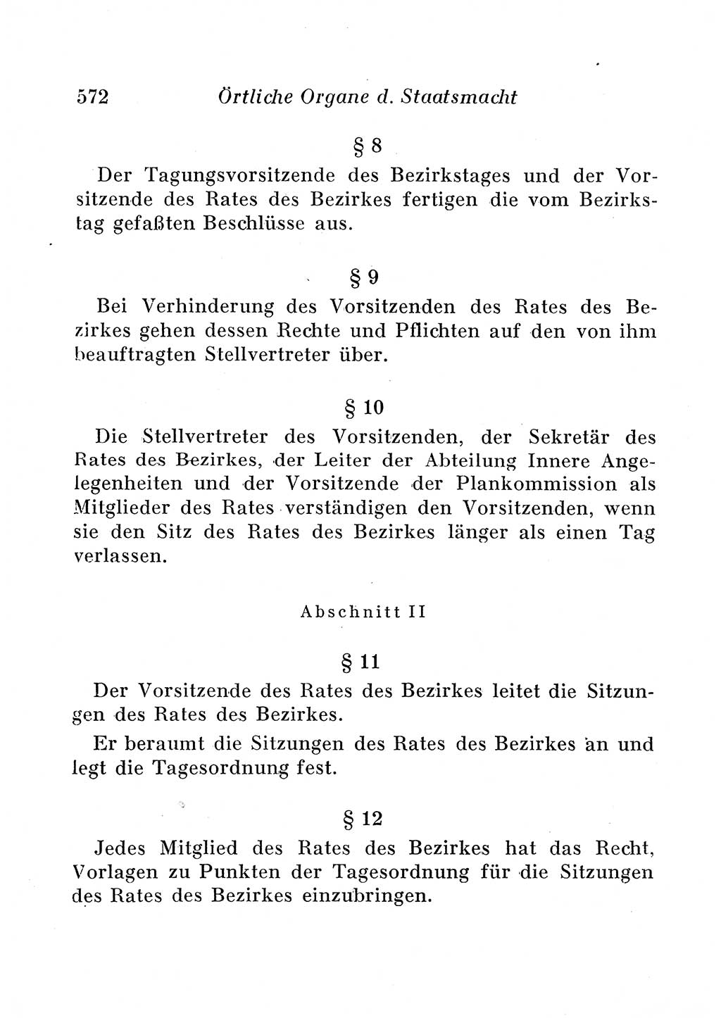 Staats- und verwaltungsrechtliche Gesetze der Deutschen Demokratischen Republik (DDR) 1958, Seite 572 (StVerwR Ges. DDR 1958, S. 572)