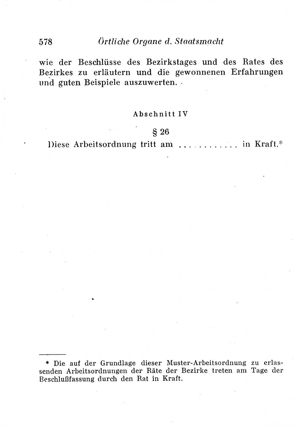 Staats- und verwaltungsrechtliche Gesetze der Deutschen Demokratischen Republik (DDR) 1958, Seite 578 (StVerwR Ges. DDR 1958, S. 578)