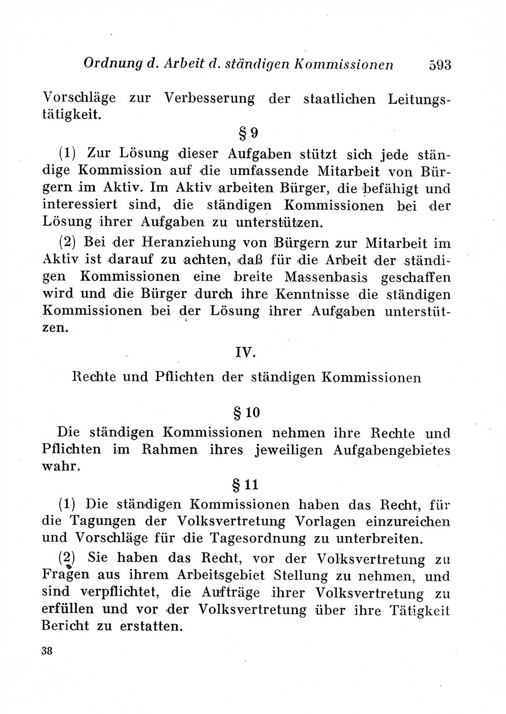 Staats- und verwaltungsrechtliche Gesetze der Deutschen Demokratischen Republik (DDR) 1958, Seite 593 (StVerwR Ges. DDR 1958, S. 593)