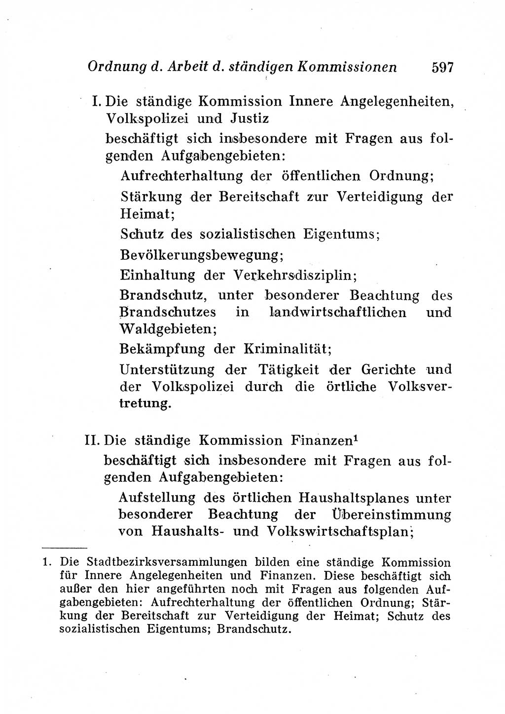 Staats- und verwaltungsrechtliche Gesetze der Deutschen Demokratischen Republik (DDR) 1958, Seite 597 (StVerwR Ges. DDR 1958, S. 597)