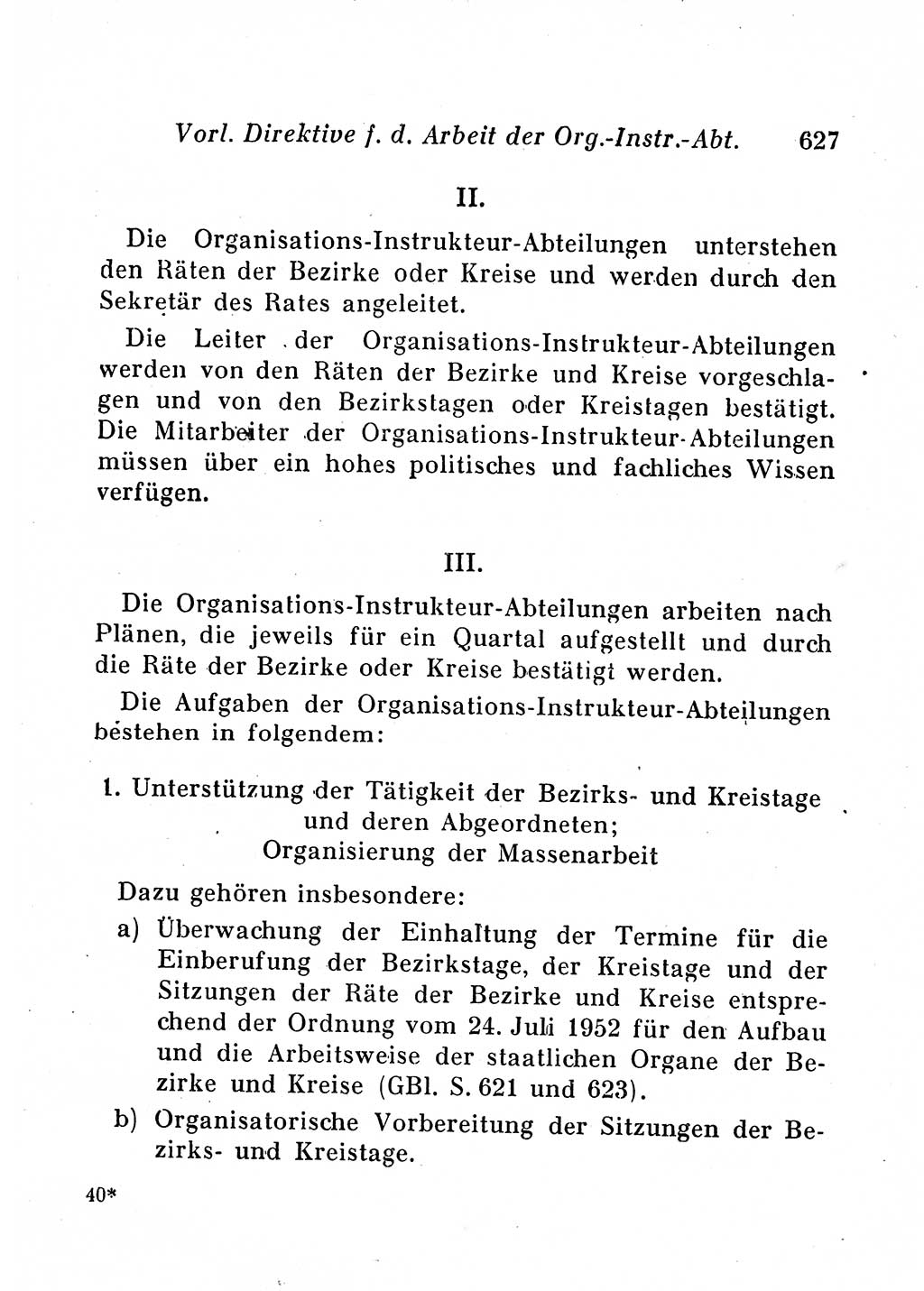 Staats- und verwaltungsrechtliche Gesetze der Deutschen Demokratischen Republik (DDR) 1958, Seite 627 (StVerwR Ges. DDR 1958, S. 627)