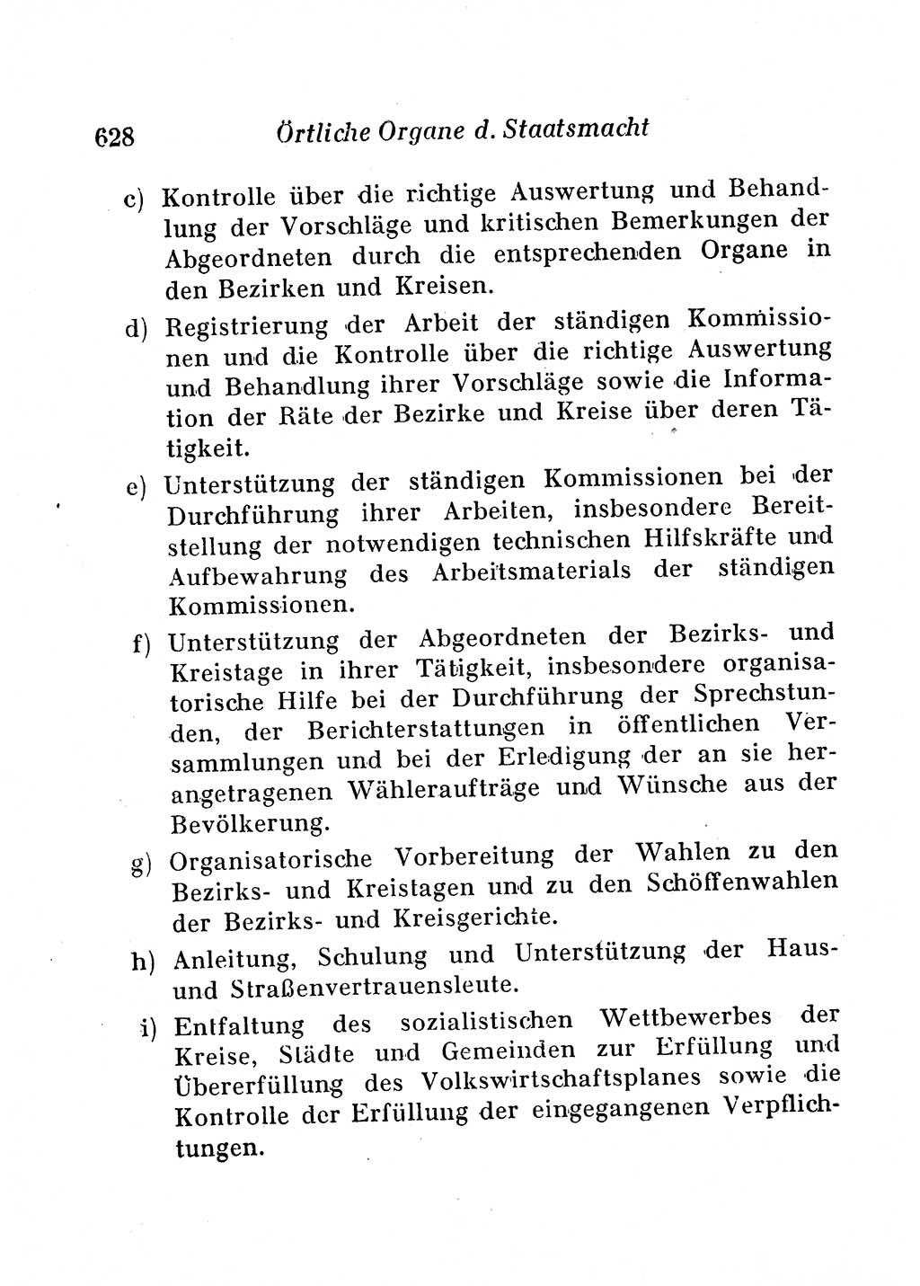 Staats- und verwaltungsrechtliche Gesetze der Deutschen Demokratischen Republik (DDR) 1958, Seite 628 (StVerwR Ges. DDR 1958, S. 628)