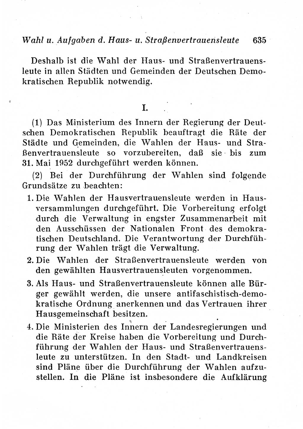 Staats- und verwaltungsrechtliche Gesetze der Deutschen Demokratischen Republik (DDR) 1958, Seite 635 (StVerwR Ges. DDR 1958, S. 635)