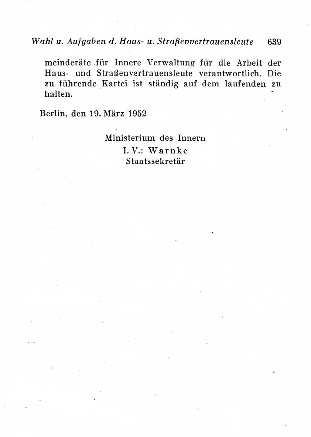 Staats- und verwaltungsrechtliche Gesetze der Deutschen Demokratischen Republik (DDR) 1958, Seite 639 (StVerwR Ges. DDR 1958, S. 639)