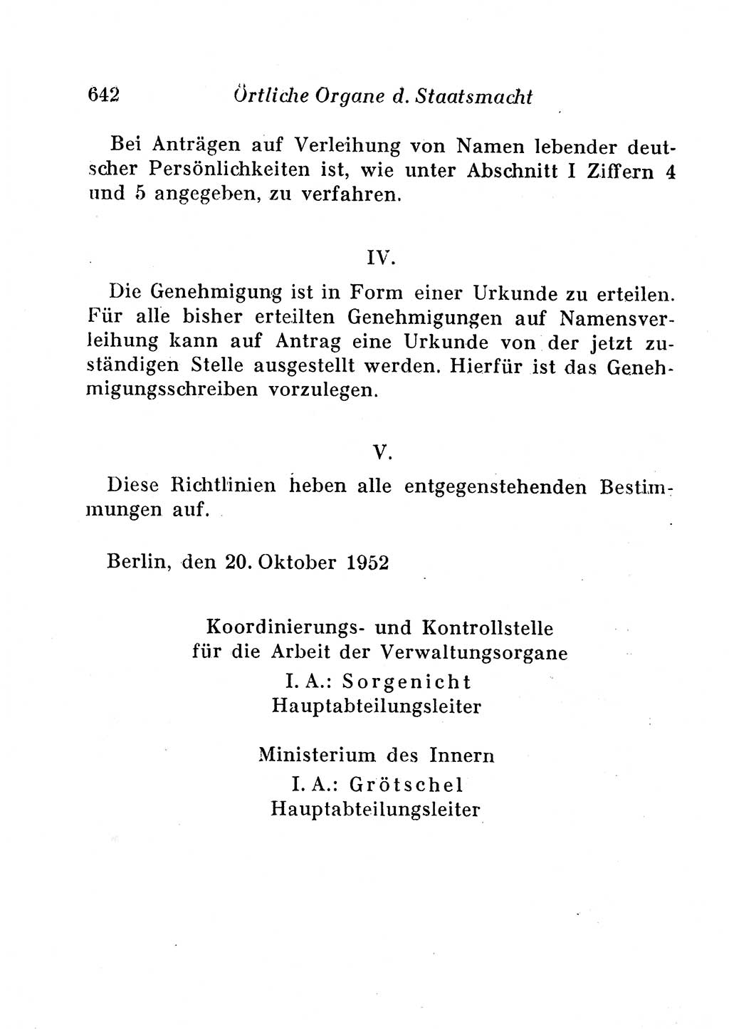 Staats- und verwaltungsrechtliche Gesetze der Deutschen Demokratischen Republik (DDR) 1958, Seite 642 (StVerwR Ges. DDR 1958, S. 642)