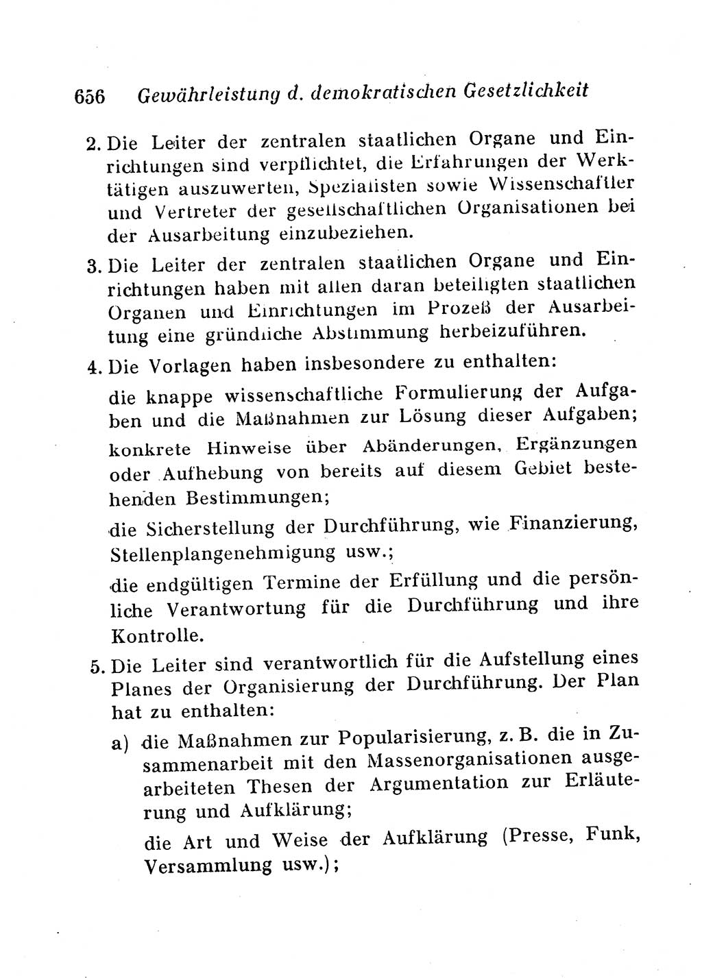 Staats- und verwaltungsrechtliche Gesetze der Deutschen Demokratischen Republik (DDR) 1958, Seite 656 (StVerwR Ges. DDR 1958, S. 656)