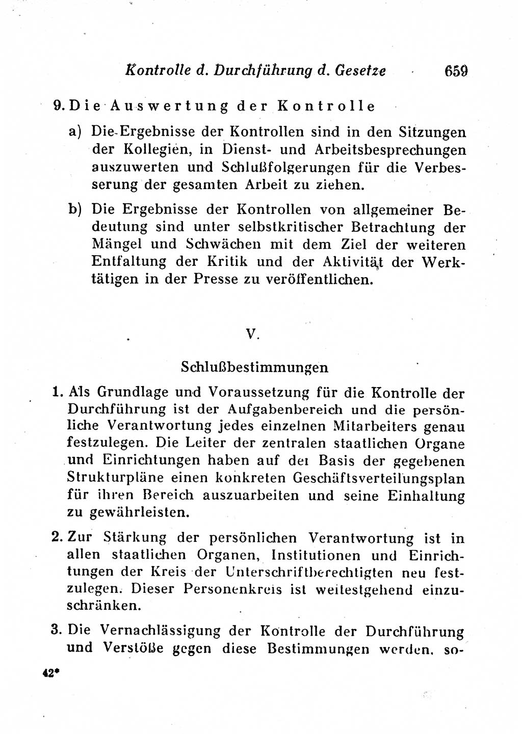 Staats- und verwaltungsrechtliche Gesetze der Deutschen Demokratischen Republik (DDR) 1958, Seite 659 (StVerwR Ges. DDR 1958, S. 659)