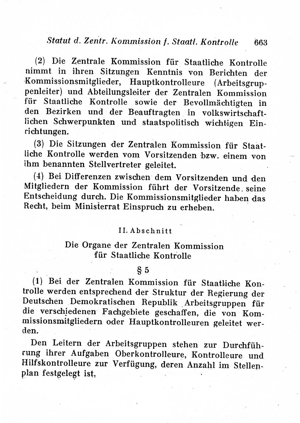 Staats- und verwaltungsrechtliche Gesetze der Deutschen Demokratischen Republik (DDR) 1958, Seite 663 (StVerwR Ges. DDR 1958, S. 663)