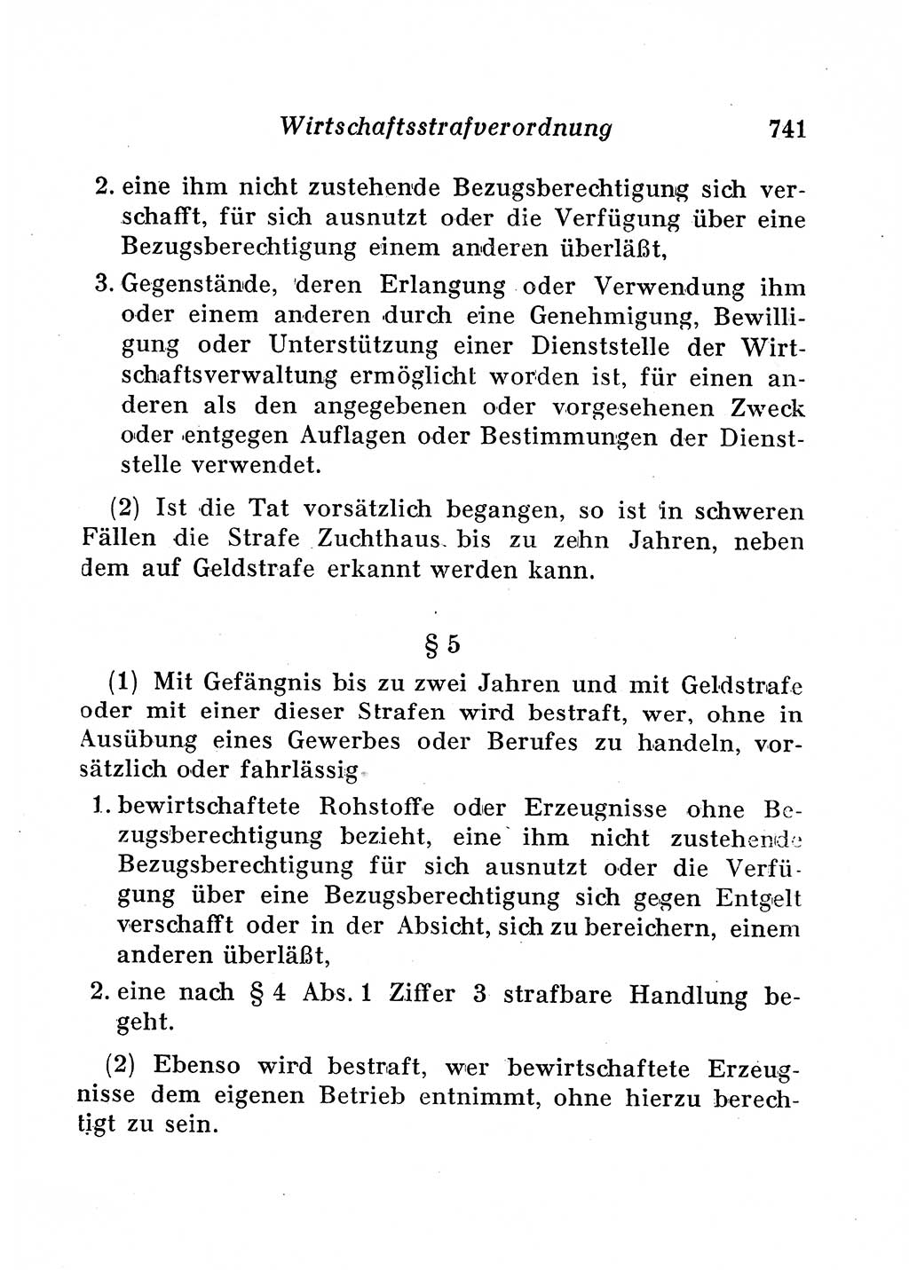 Staats- und verwaltungsrechtliche Gesetze der Deutschen Demokratischen Republik (DDR) 1958, Seite 741 (StVerwR Ges. DDR 1958, S. 741)