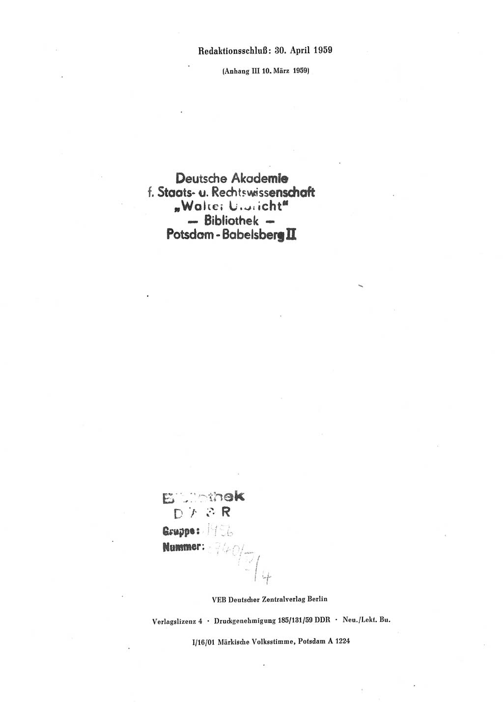 Statistisches Jahrbuch der Deutschen Demokratischen Republik (DDR) 1958, Seite 4 (Stat. Jb. DDR 1958, S. 4)