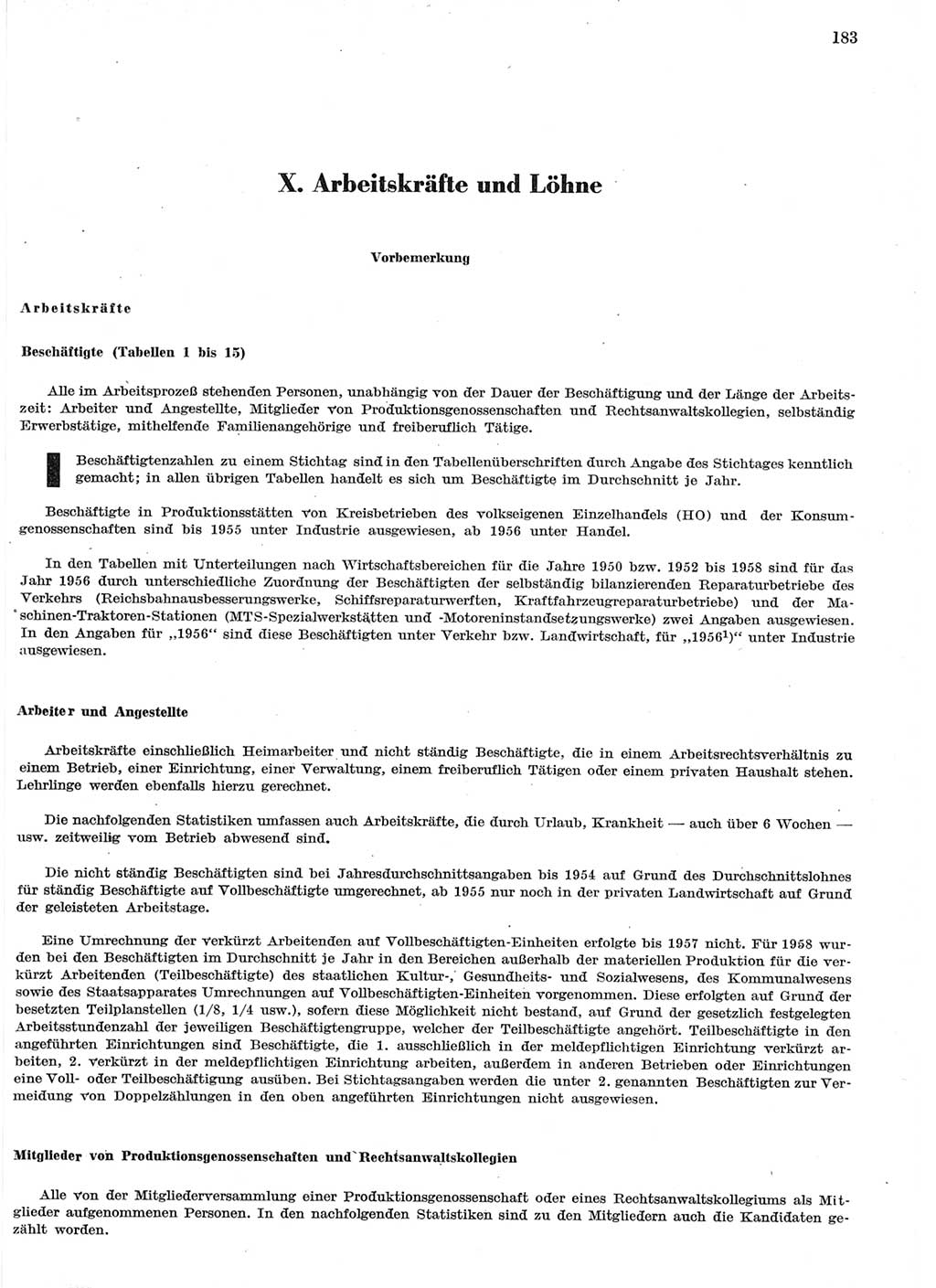 Statistisches Jahrbuch der Deutschen Demokratischen Republik (DDR) 1958, Seite 183 (Stat. Jb. DDR 1958, S. 183)