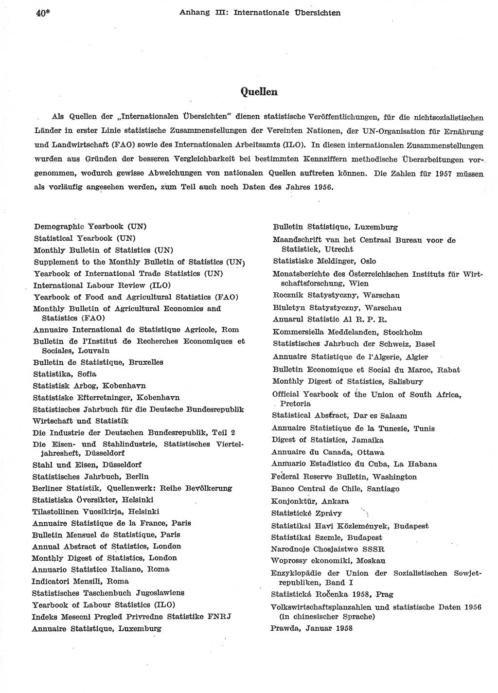 Statistisches Jahrbuch der Deutschen Demokratischen Republik (DDR) 1958, Seite 40 (Stat. Jb. DDR 1958, S. 40)