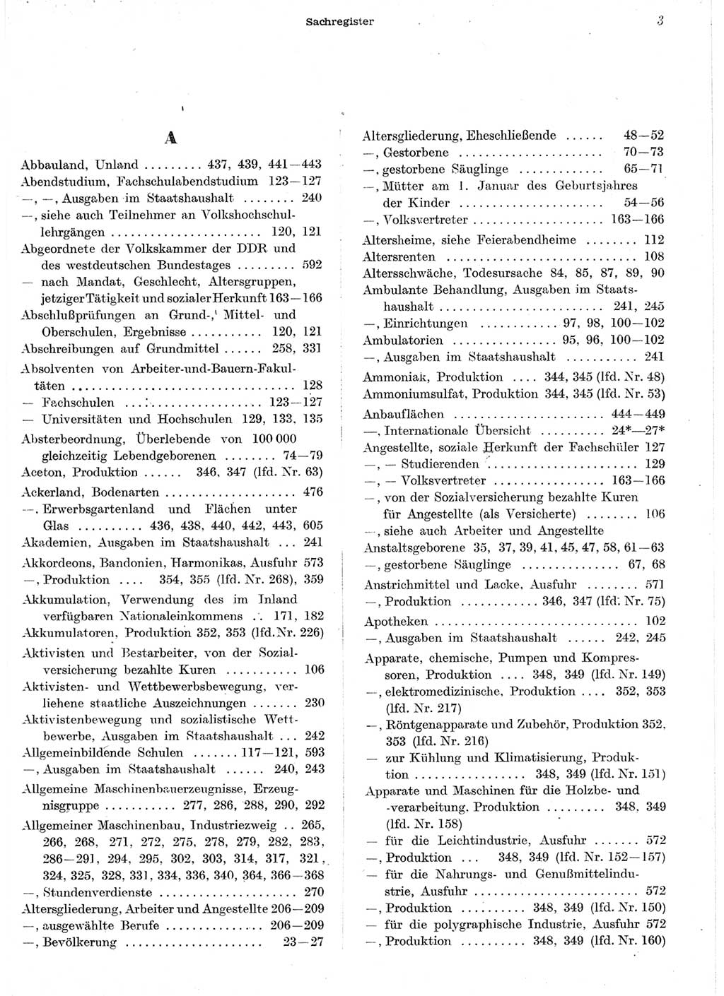 Statistisches Jahrbuch der Deutschen Demokratischen Republik (DDR) 1958, Seite 3 (Stat. Jb. DDR 1958, S. 3)